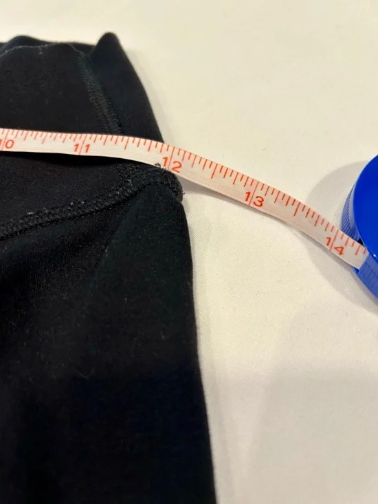 Women’s Black Leggings with Rhinestone Side Detail (Nuggets) - Picture 4 of 6